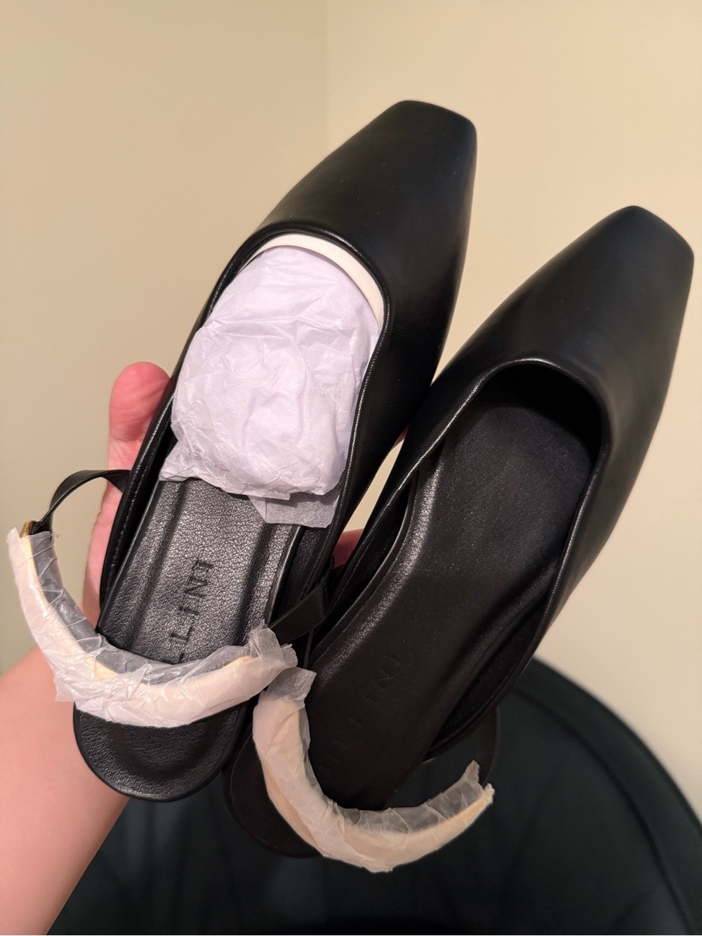 BILLINI Mercer Black Flats